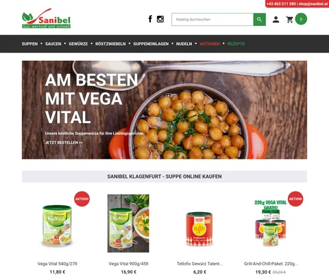 Shop-Screenshot Sanibel